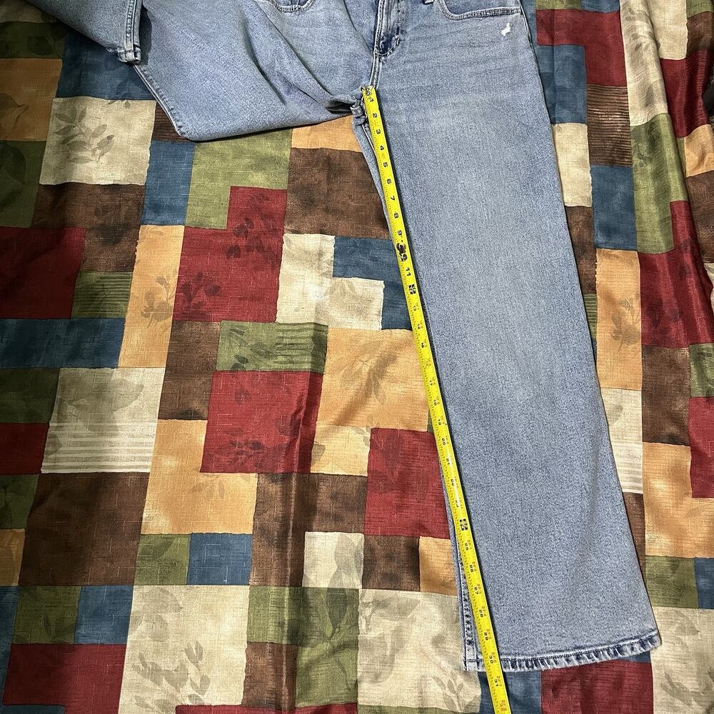 Hollister Jeans Women’s Low Rise Relaxed Straight Size 6Reg w28 wide Leg NWT - Picture 5 of 6